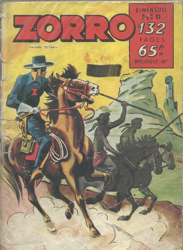 Scan de la Couverture Zorro n 11